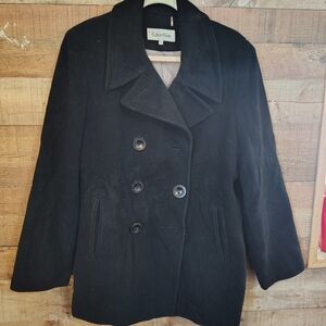 Calvin Klein Women's Black Peacoat